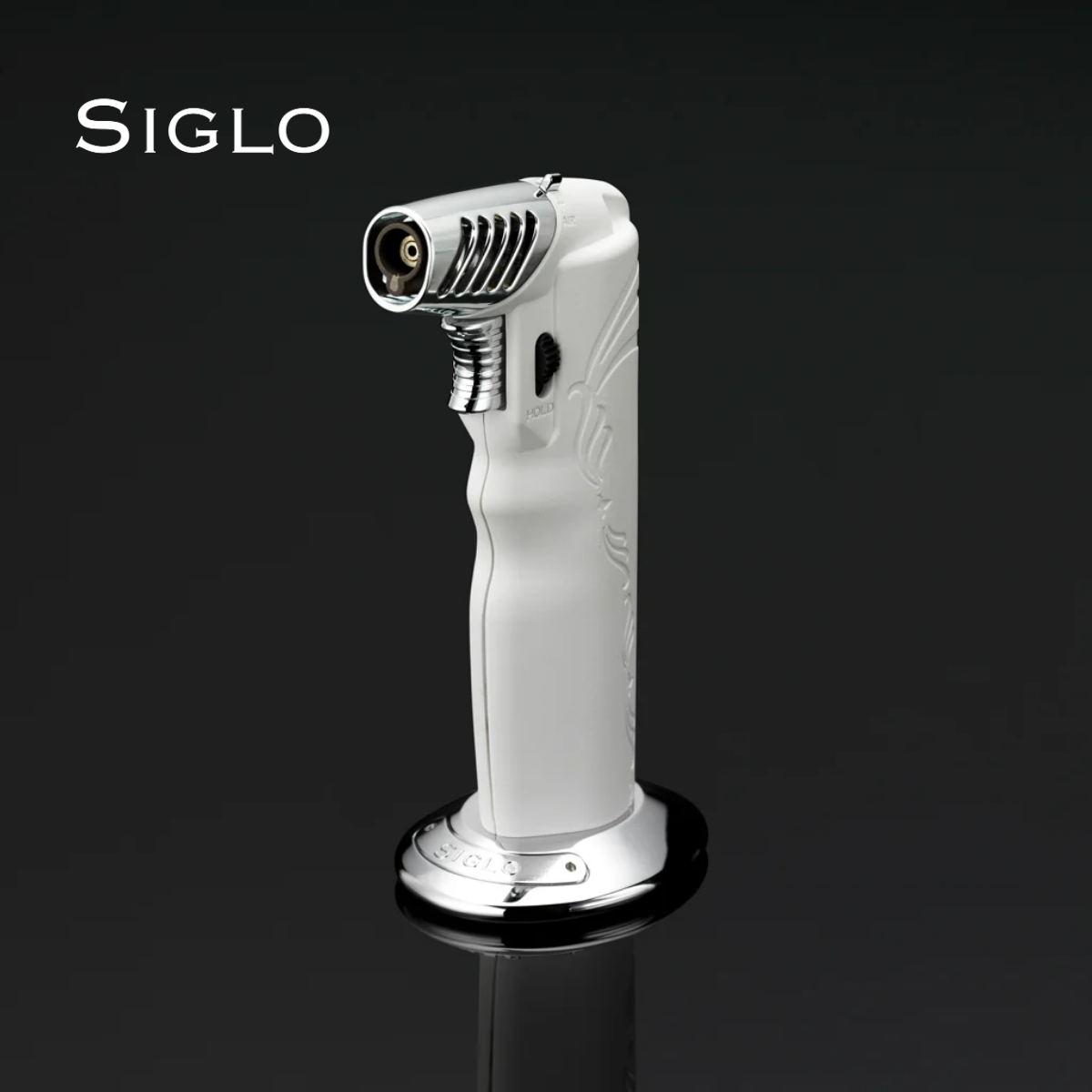 10010825D SIGLO Table Torch Oval - White