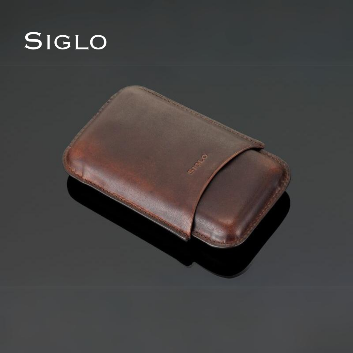 SIGLO Short Vintage Case Brown