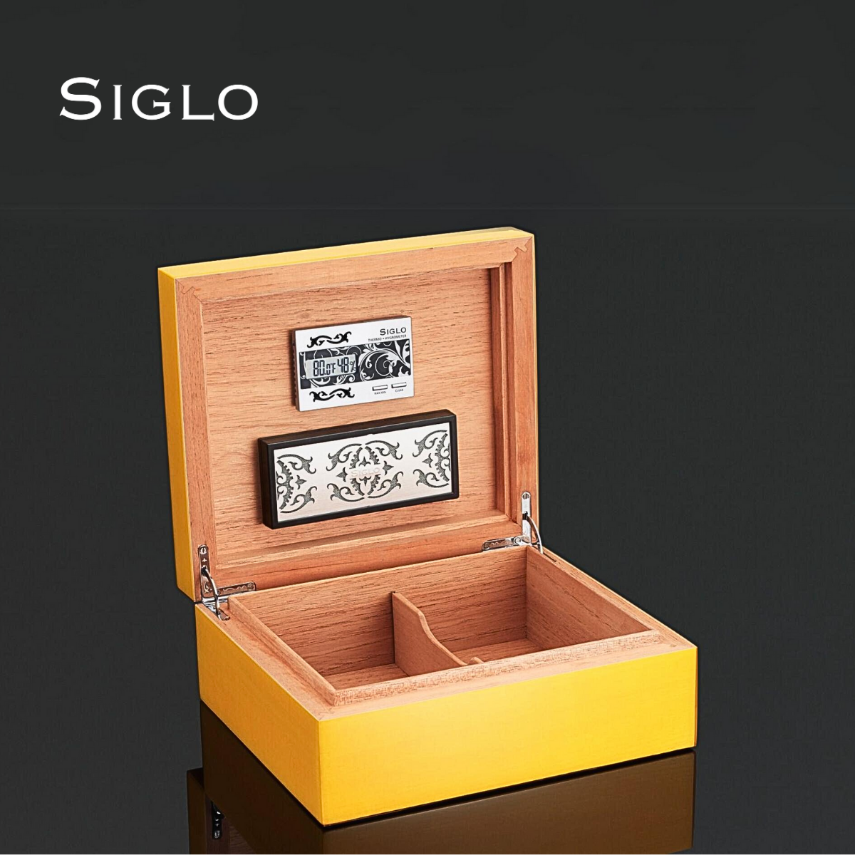 60700237D SIGLO 50' Sunny Yellow Humidor