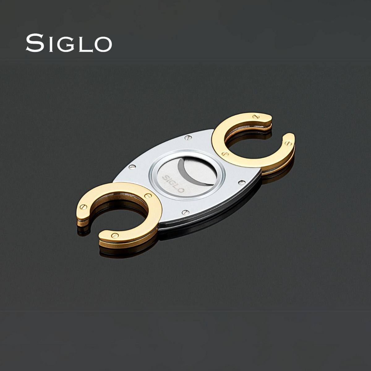 10010354D SIGLO CC Cutter - Silver Body / Gold Handle