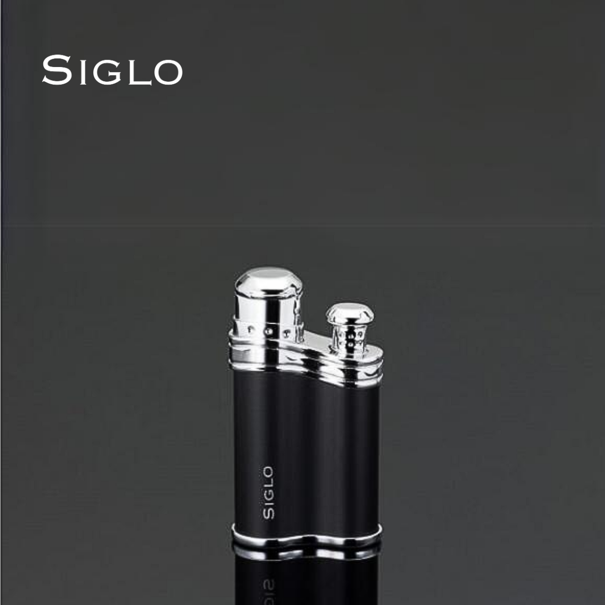 10010446D SIGLO Bean Shape Lighter - Matt Black