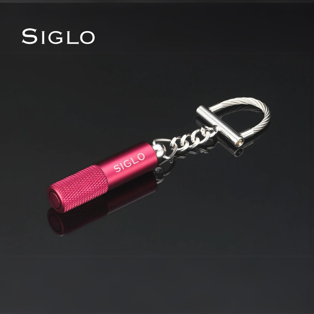 10010565D SIGLO Keychain Punch - Red