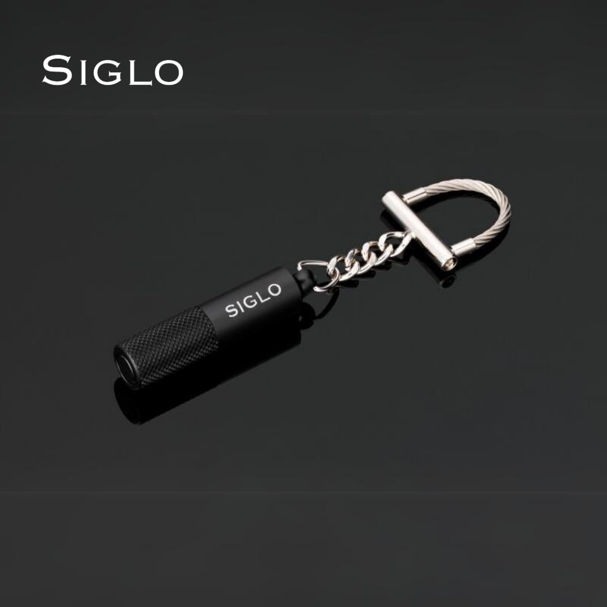 10010820D SIGLO Keychain Punch - Black