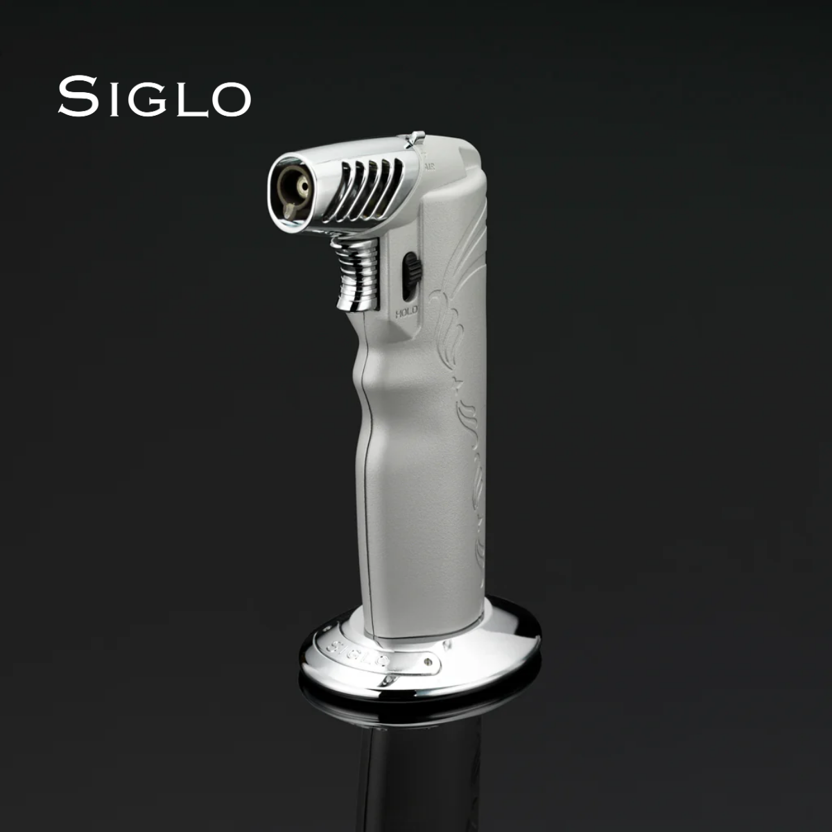 10010822D SIGLO Table Torch Oval - Silver