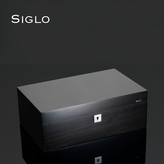 60700219D SIGLO 75' Dark Grey Humidor