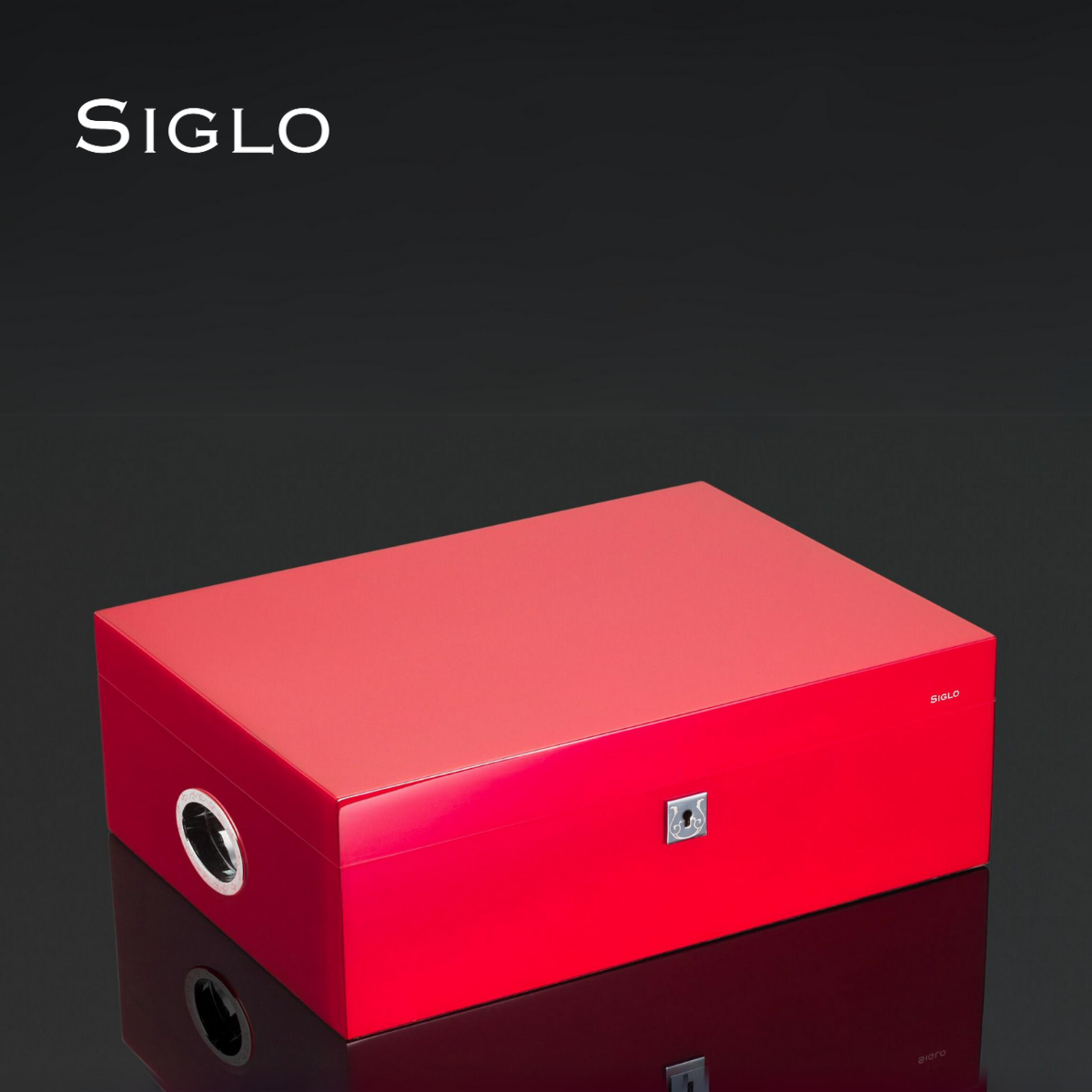 60700239D SIGLO 200' Red Humidor
