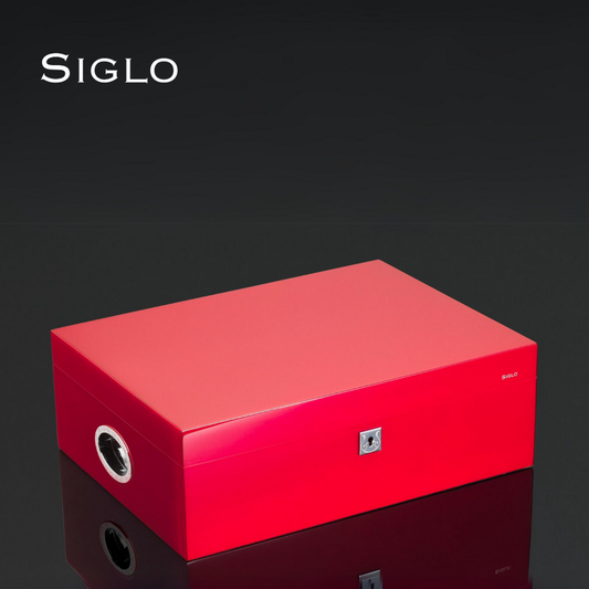 60700239D SIGLO 200' Red Humidor