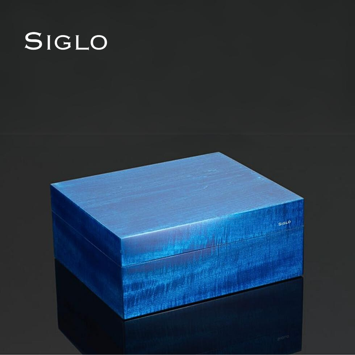60700264D SIGLO 50' Cobalt Blue Humidor