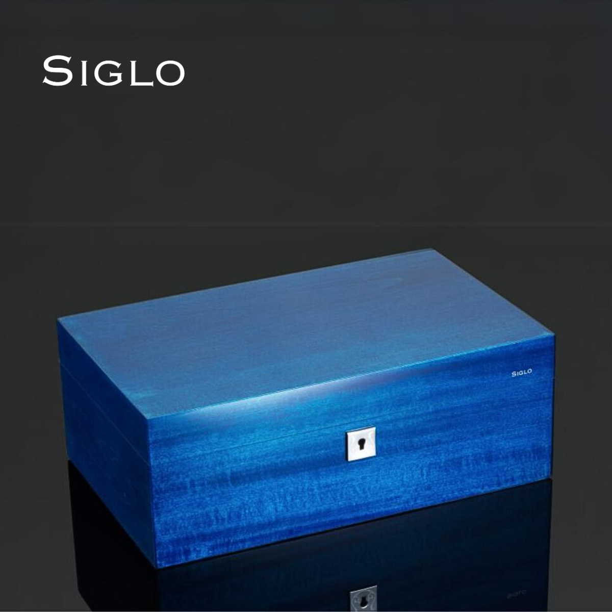 60700265D SIGLO 75' Cobalt Blue Humidor