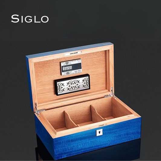 60700265D SIGLO 75' Cobalt Blue Humidor