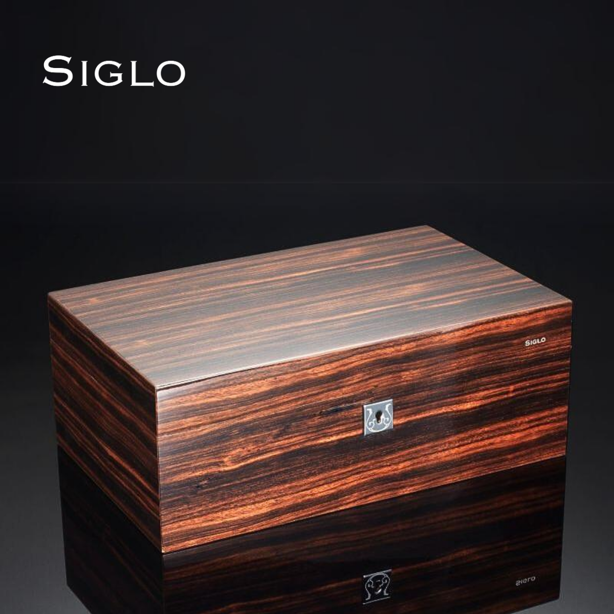 60700280D SIGLO 75' Macassar Humidor