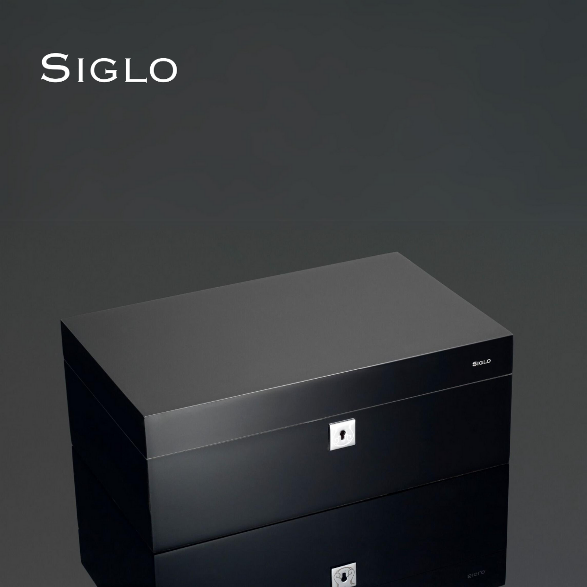 60700504D SIGLO 75' Black Humidor