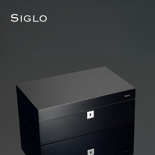 60700504D SIGLO 75' Black Humidor