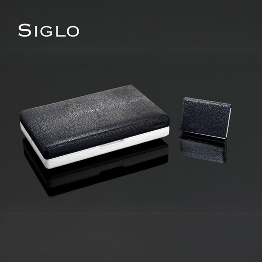 60700590D SIGLO Stingray Travel Humidor - Black