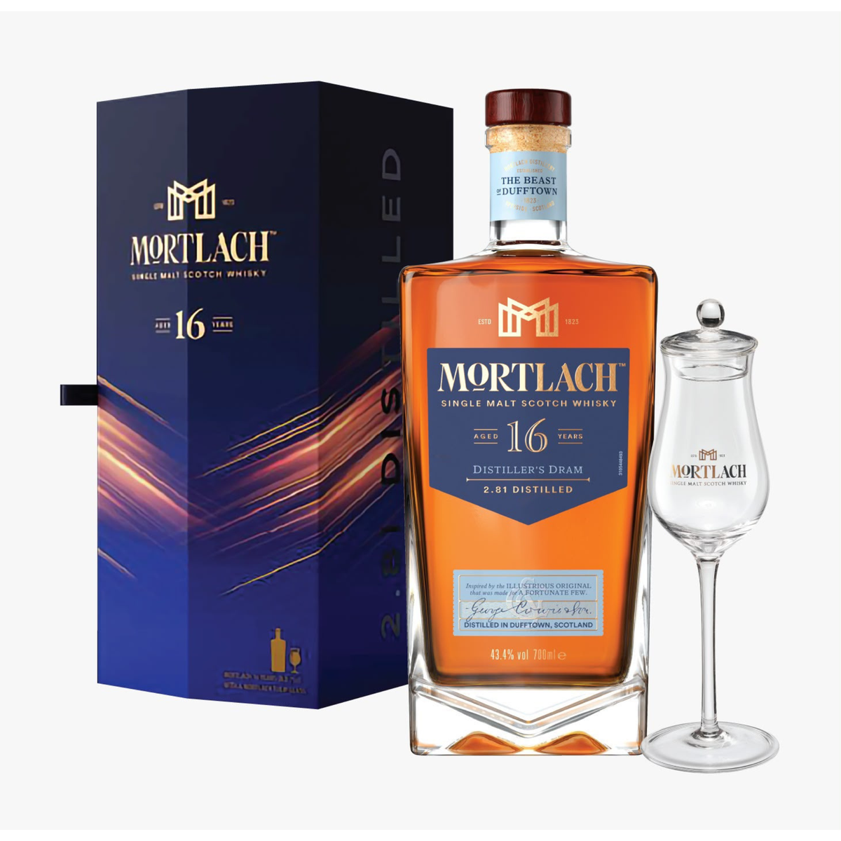 Mortlach 16 Year old Single malt Whisky (VAP with 1 GLASS)